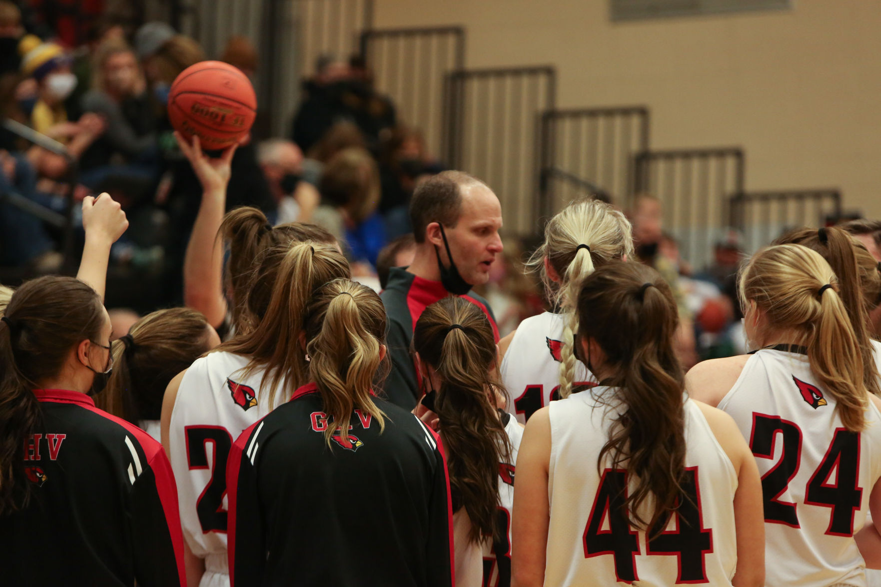 GHV girls basketball vs North Union- Coach Frank